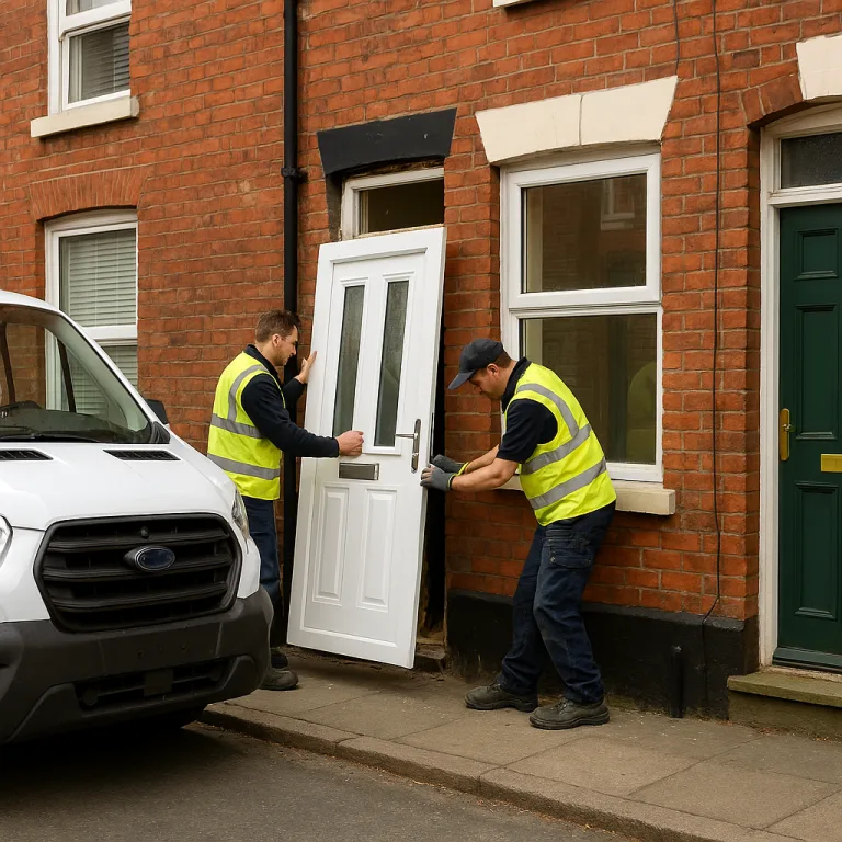 fixing door on a terrace house