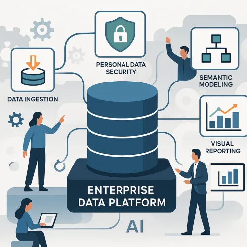 Create a professional, modern illustration in the visual style of itelligent-i.com. The image should Create a professional, modern illustration in the visual style of itelligent-i.com. The image should